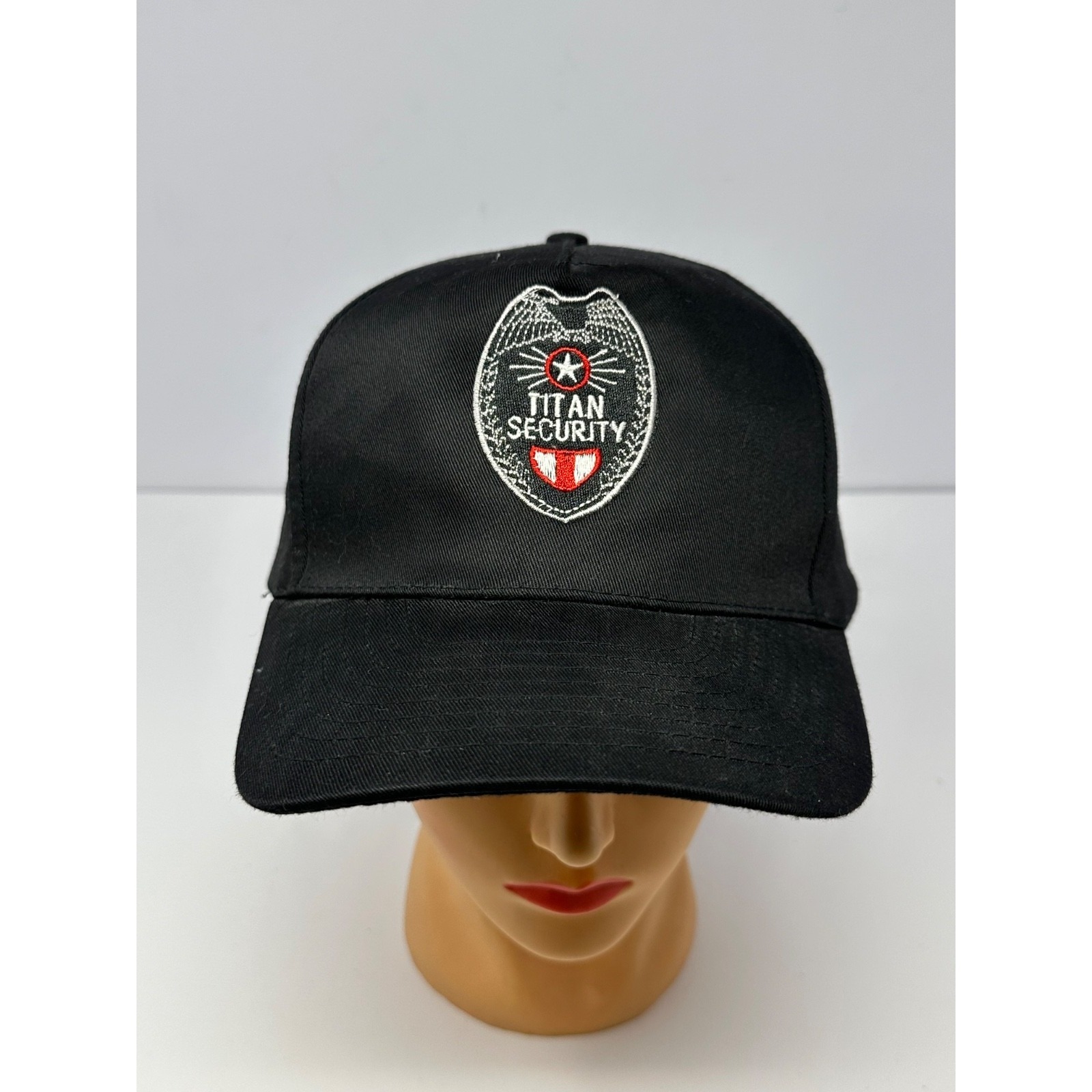 Nissin Titan Security Hat Trucker Cap Black Snapback V5